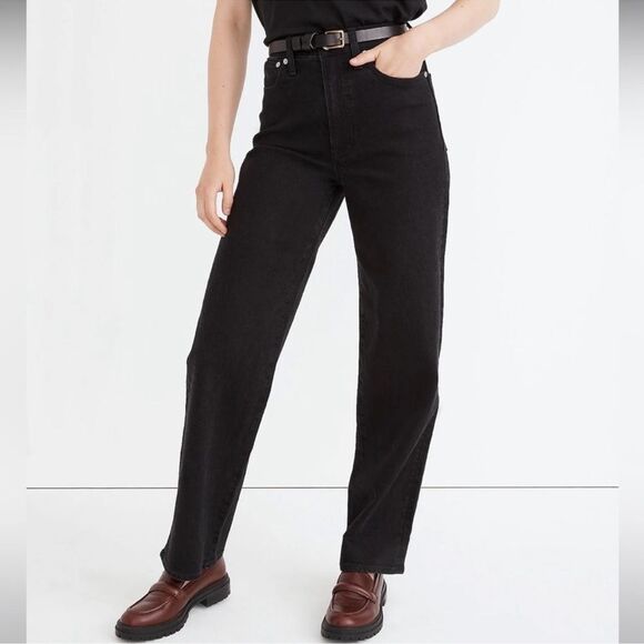 Madewell NWT The Petite Perfect Vintage Wide-Leg Jeans Size 32P in Belmere Wash - Picture 1 of 9